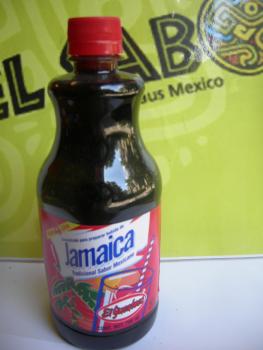 Sirup Hibiskus jarabe de jamaica El Yucateco 7 dl