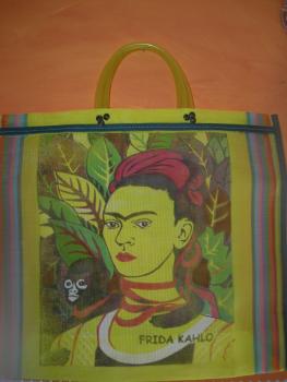 Tasche bolsa Frida gelb amarillo ca. 36 x 43 cm